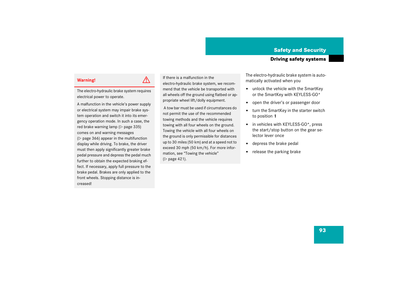 Mercedes-Benz SL-Class 2007 Owners Manual User Manual | Page 94 / 473
