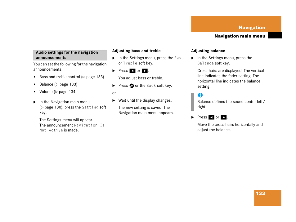 Mercedes-Benz SL-Class 2007 COMAND Manual User Manual | Page 135 / 234