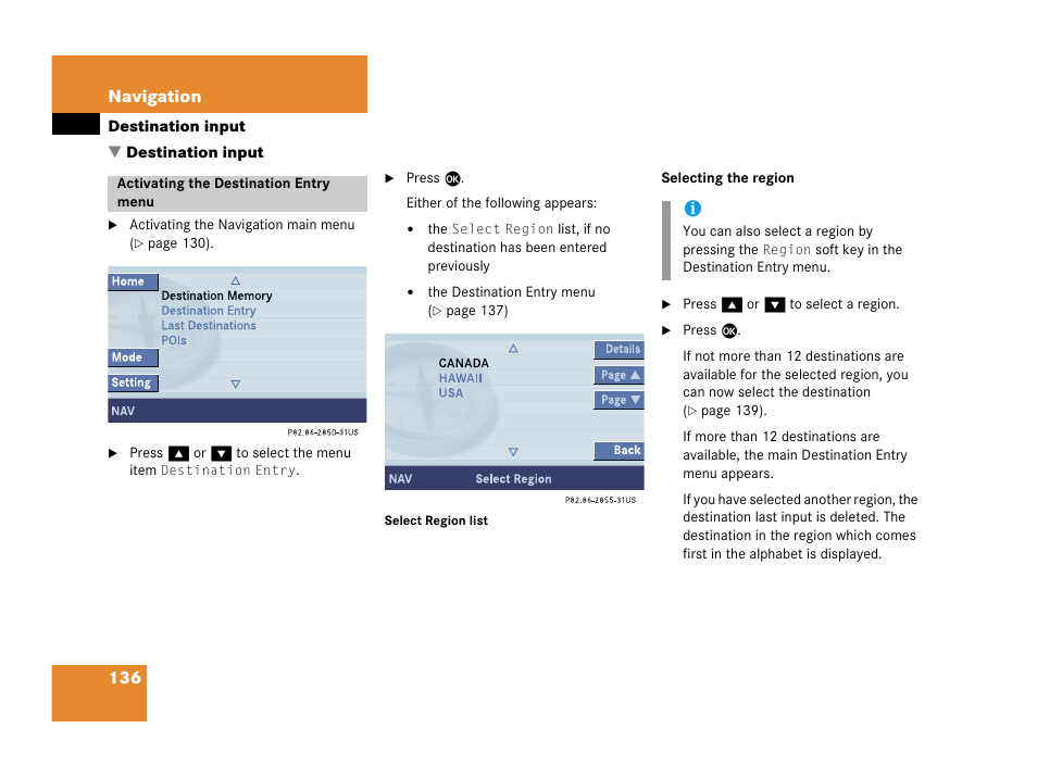 Mercedes-Benz SL-Class 2007 COMAND Manual User Manual | Page 138 / 234