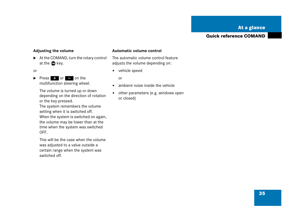 Mercedes-Benz SL-Class 2007 COMAND Manual User Manual | Page 37 / 234