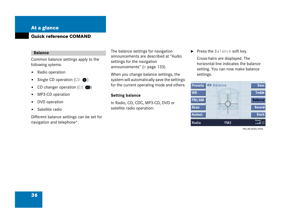 Mercedes-Benz SL-Class 2007 COMAND Manual User Manual | Page 38 / 234