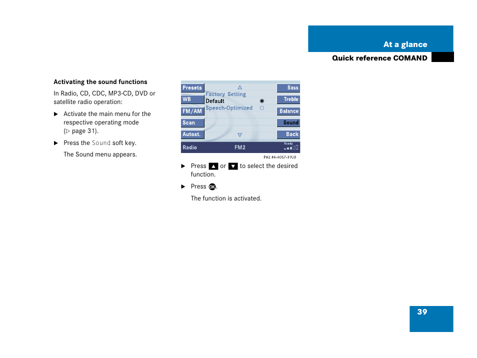 Mercedes-Benz SL-Class 2007 COMAND Manual User Manual | Page 41 / 234
