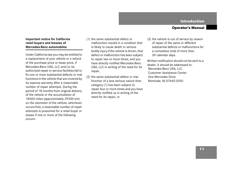 Mercedes-Benz SLK-Class 2007 Owners Manual User Manual | Page 12 / 473