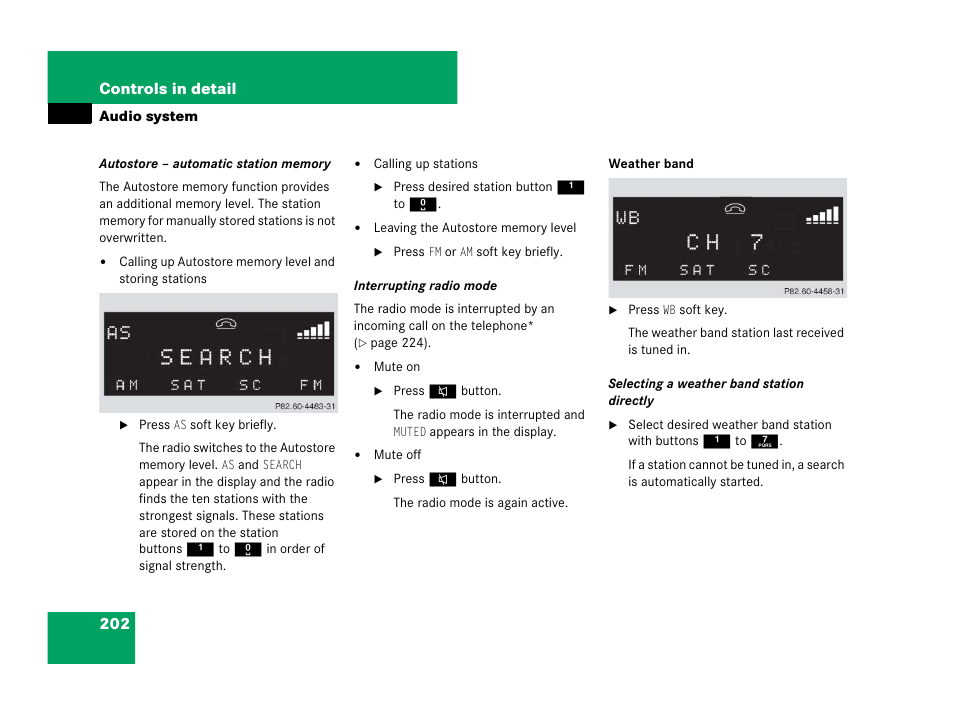 202 controls in detail | Mercedes-Benz SLK-Class 2007 Owners Manual User Manual | Page 203 / 473