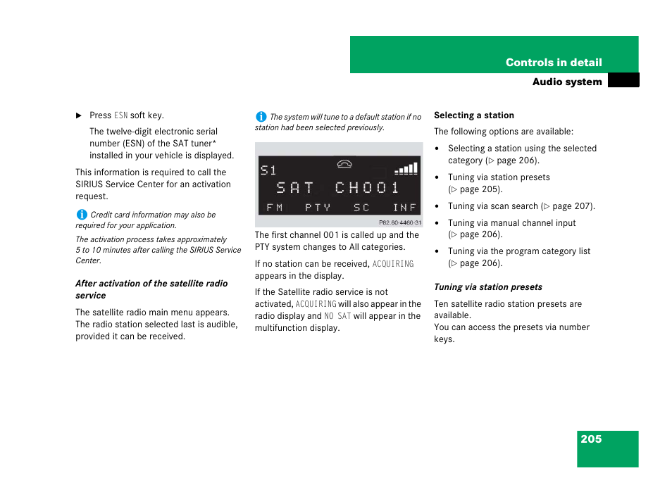 Service | Mercedes-Benz SLK-Class 2007 Owners Manual User Manual | Page 206 / 473