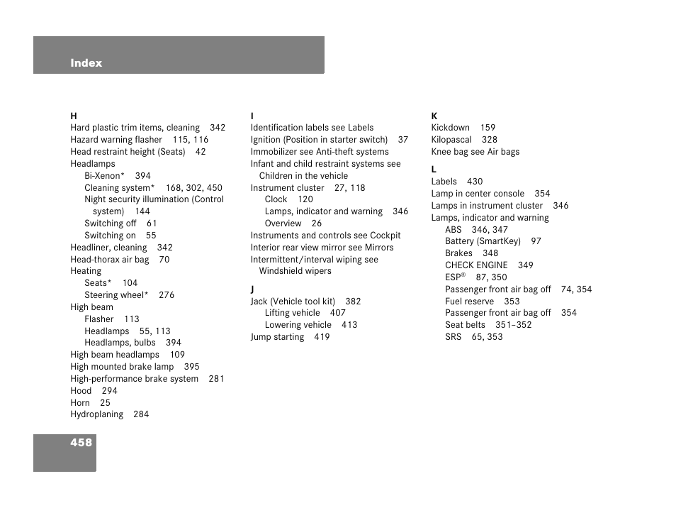 Mercedes-Benz SLK-Class 2007 Owners Manual User Manual | Page 459 / 473