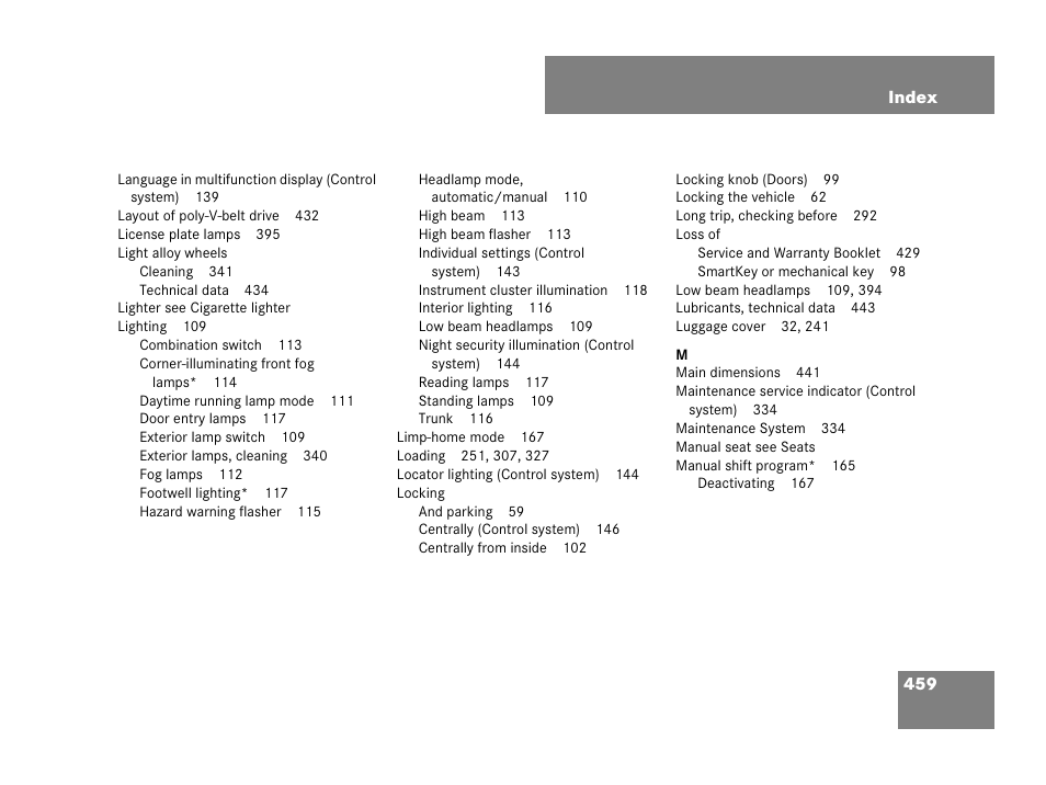 Mercedes-Benz SLK-Class 2007 Owners Manual User Manual | Page 460 / 473