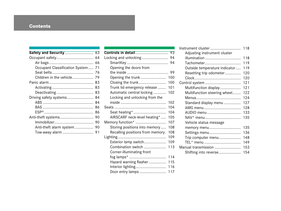Mercedes-Benz SLK-Class 2007 Owners Manual User Manual | Page 5 / 473
