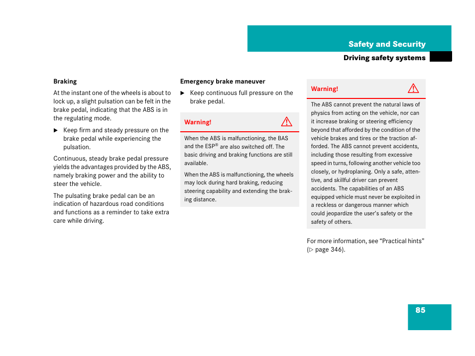 Mercedes-Benz SLK-Class 2007 Owners Manual User Manual | Page 86 / 473