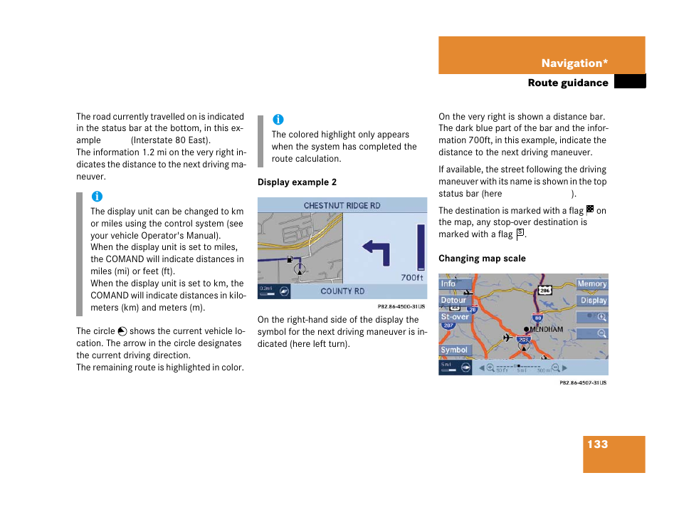 Mercedes-Benz SLK-Class 2007 COMAND Manual User Manual | Page 134 / 187