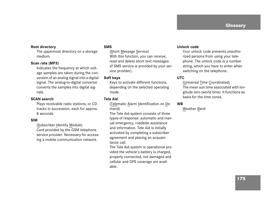 Mercedes-Benz SLK-Class 2007 COMAND Manual User Manual | Page 176 / 187