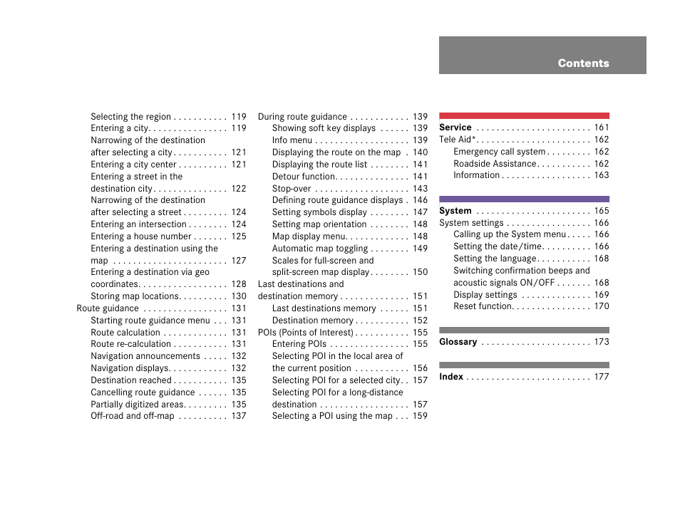 Mercedes-Benz SLK-Class 2007 COMAND Manual User Manual | Page 6 / 187