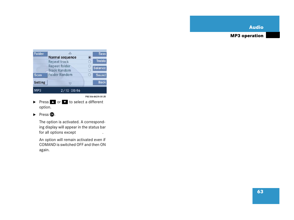 Mercedes-Benz SLK-Class 2007 COMAND Manual User Manual | Page 64 / 187