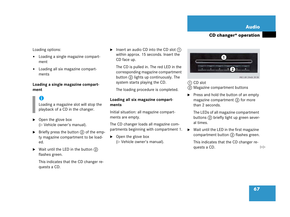 Mercedes-Benz SLK-Class 2007 COMAND Manual User Manual | Page 68 / 187