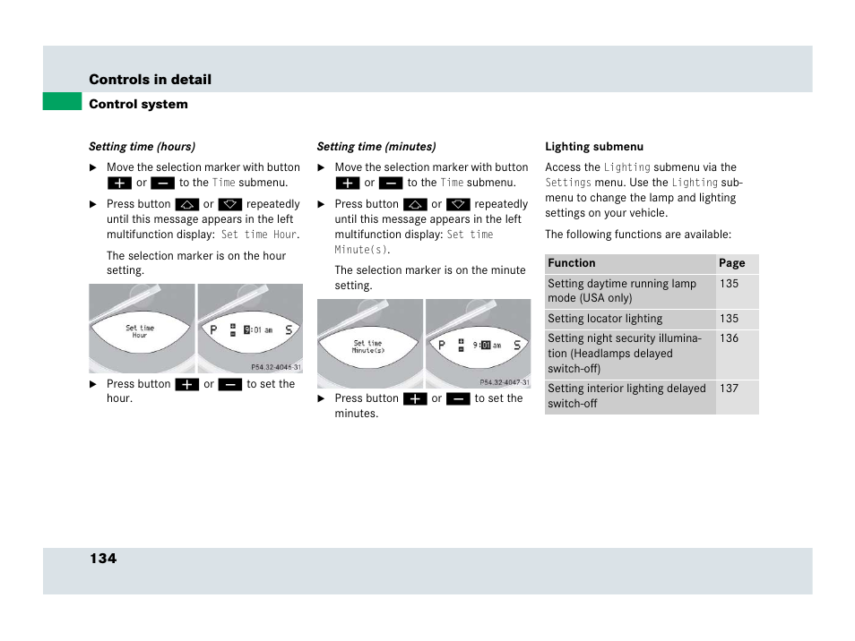 Mercedes-Benz SLR-Class 2007 User Manual | Page 135 / 425