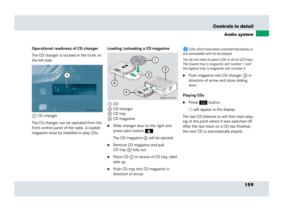 Mercedes-Benz SLR-Class 2007 User Manual | Page 160 / 425
