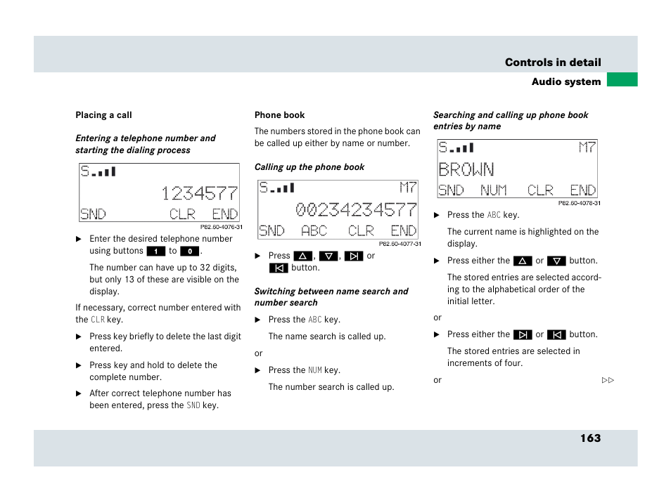 Mercedes-Benz SLR-Class 2007 User Manual | Page 164 / 425