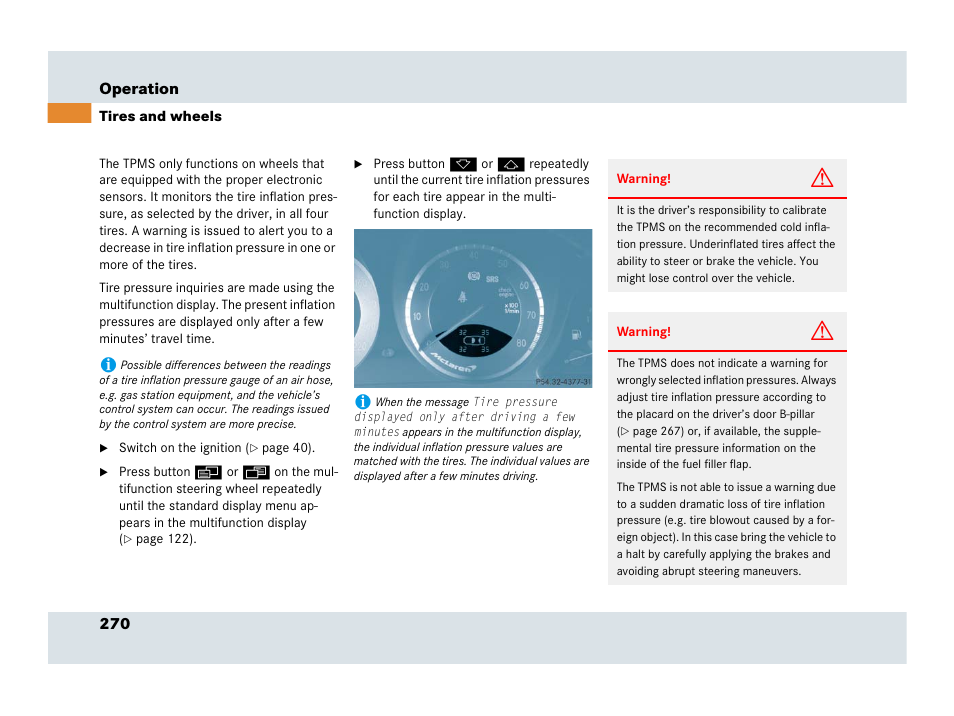 Mercedes-Benz SLR-Class 2007 User Manual | Page 271 / 425