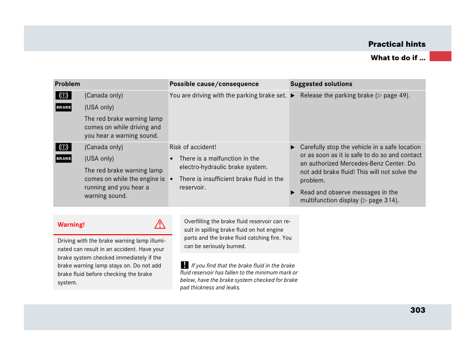 Mercedes-Benz SLR-Class 2007 User Manual | Page 304 / 425