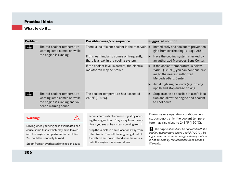 Mercedes-Benz SLR-Class 2007 User Manual | Page 307 / 425