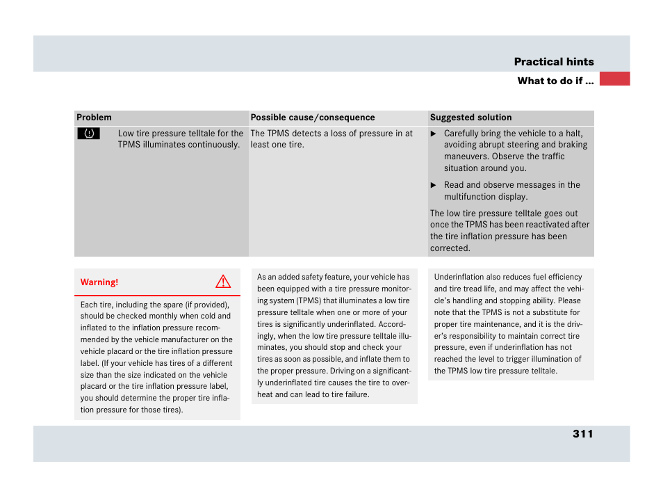 Mercedes-Benz SLR-Class 2007 User Manual | Page 312 / 425