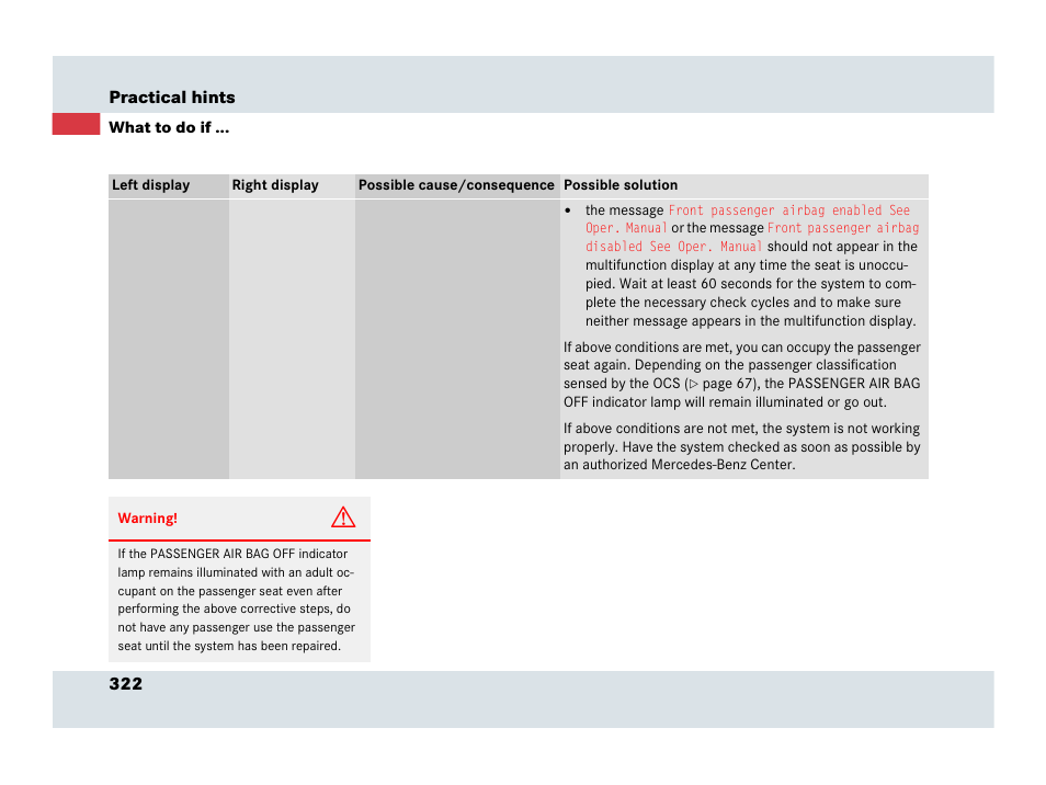 Mercedes-Benz SLR-Class 2007 User Manual | Page 323 / 425