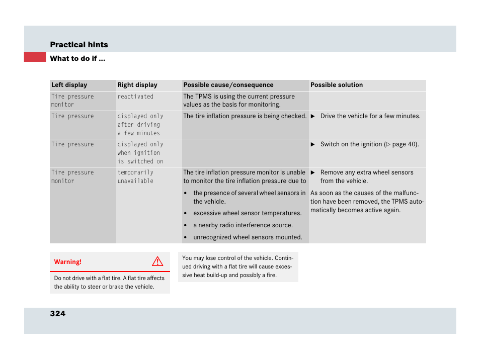Mercedes-Benz SLR-Class 2007 User Manual | Page 325 / 425