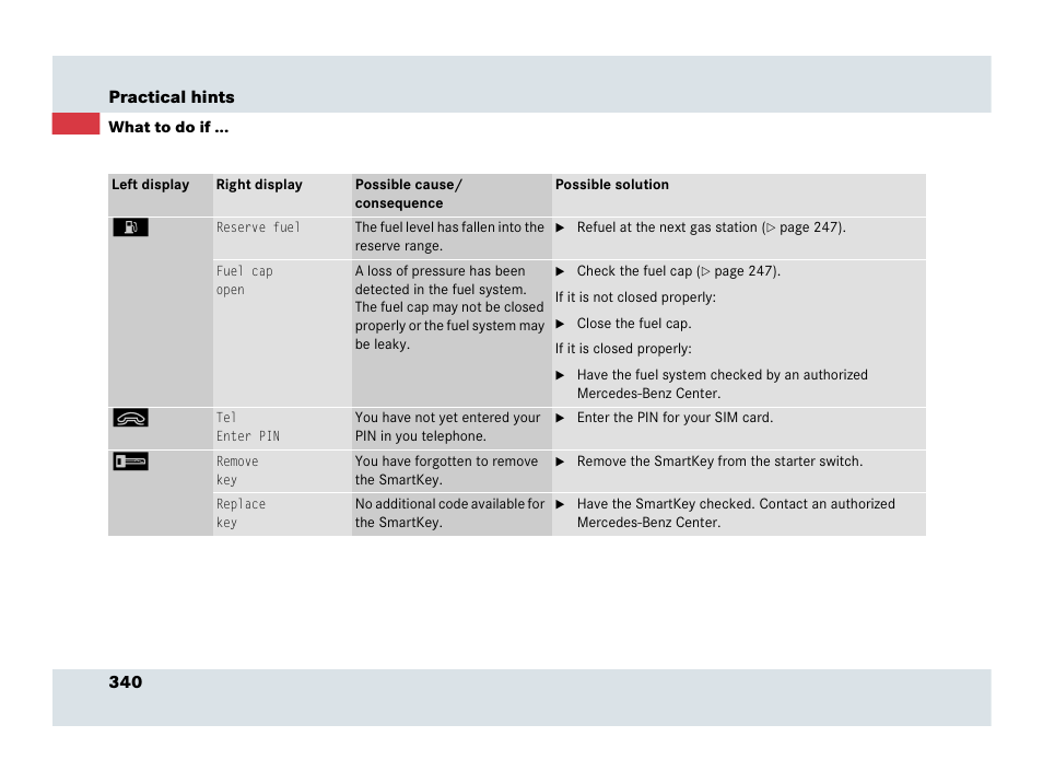 Mercedes-Benz SLR-Class 2007 User Manual | Page 341 / 425