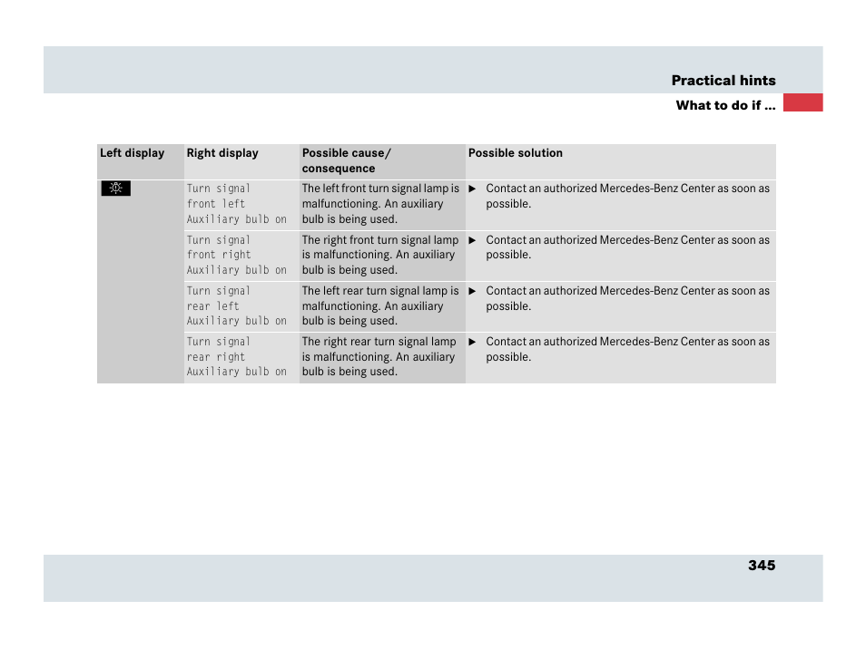 Mercedes-Benz SLR-Class 2007 User Manual | Page 346 / 425