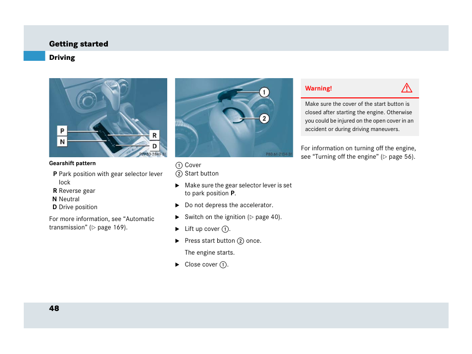 Mercedes-Benz SLR-Class 2007 User Manual | Page 49 / 425