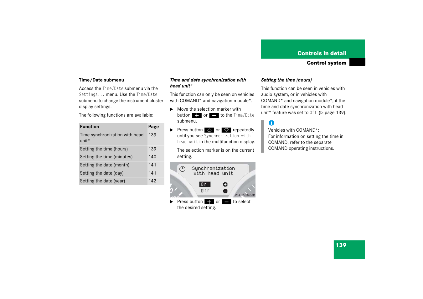 Mercedes-Benz SLK-Class 2006 Owners Manual User Manual | Page 140 / 481