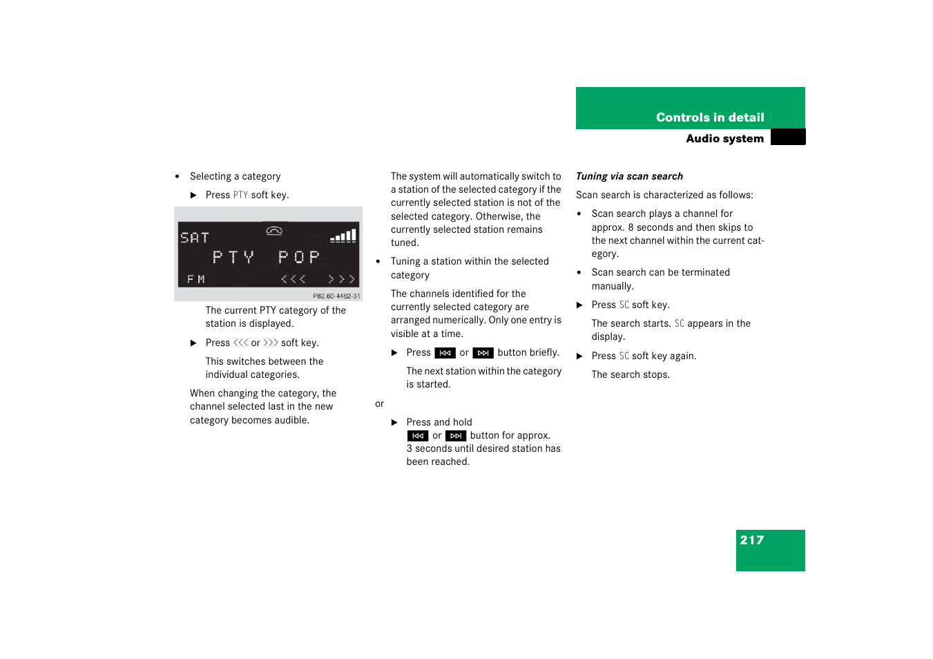Mercedes-Benz SLK-Class 2006 Owners Manual User Manual | Page 218 / 481
