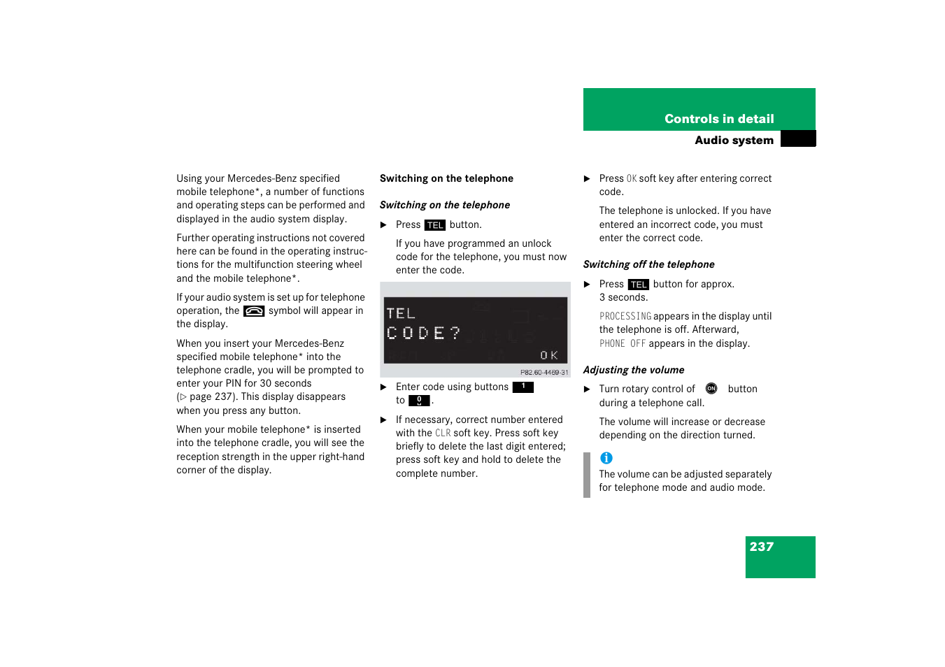 Mercedes-Benz SLK-Class 2006 Owners Manual User Manual | Page 238 / 481