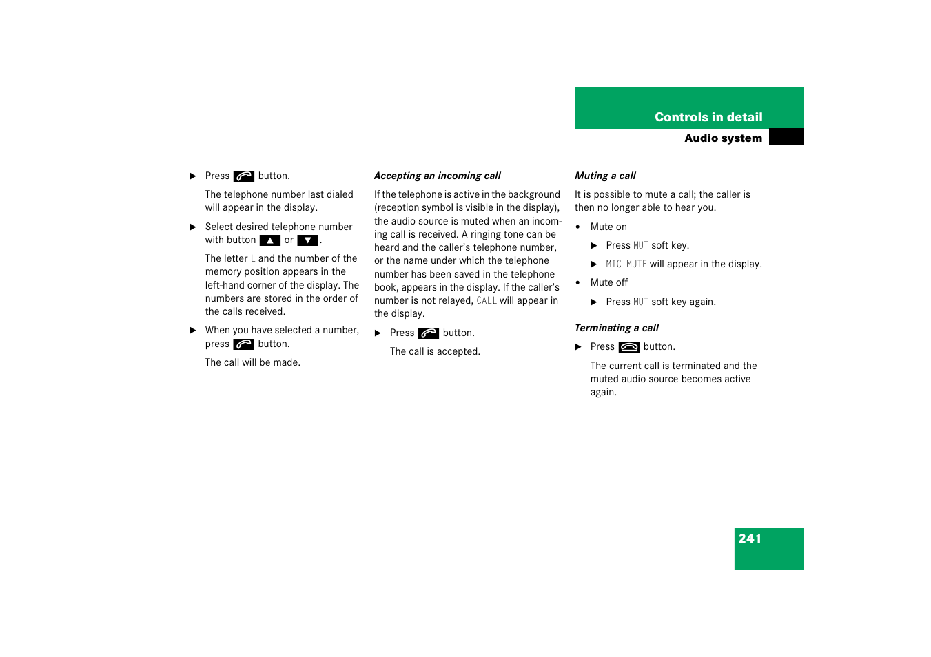 Mercedes-Benz SLK-Class 2006 Owners Manual User Manual | Page 242 / 481
