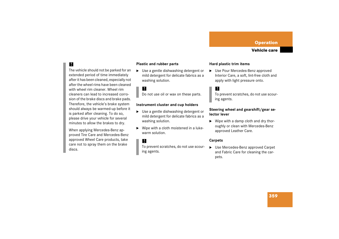 Mercedes-Benz SLK-Class 2006 Owners Manual User Manual | Page 360 / 481