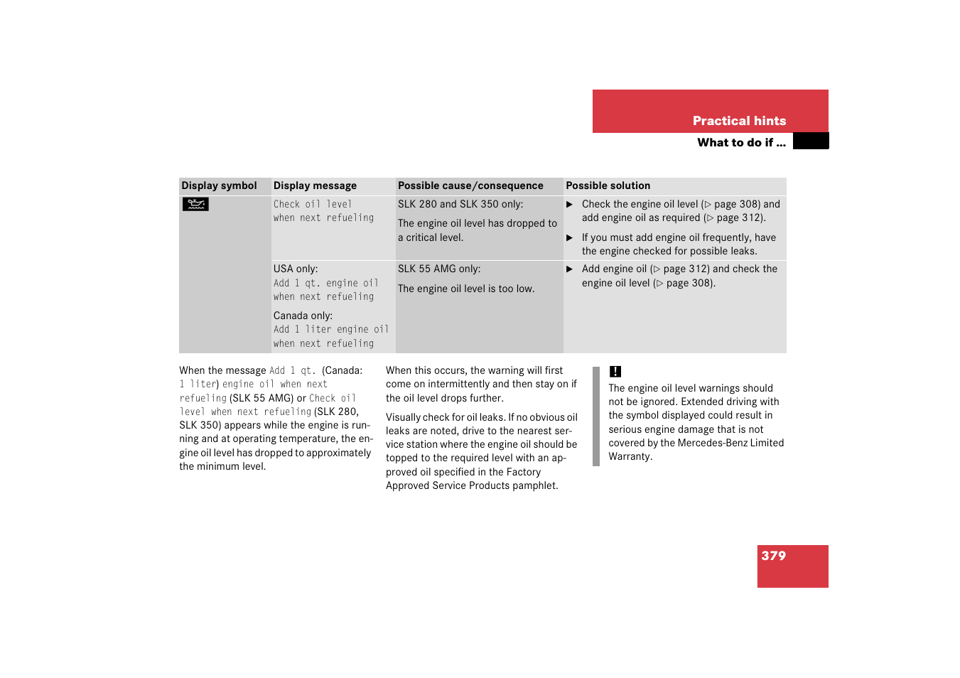 Mercedes-Benz SLK-Class 2006 Owners Manual User Manual | Page 380 / 481