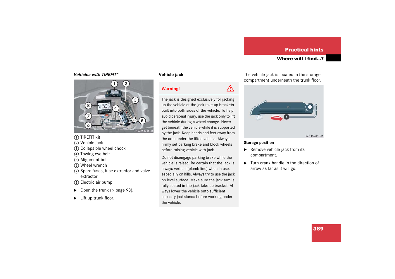 Mercedes-Benz SLK-Class 2006 Owners Manual User Manual | Page 390 / 481