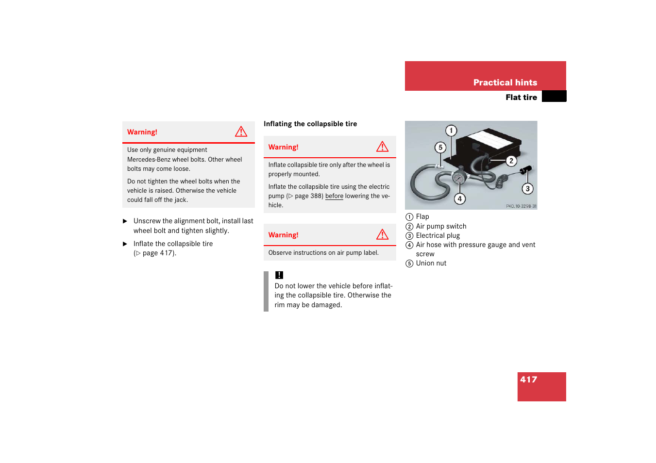 Mercedes-Benz SLK-Class 2006 Owners Manual User Manual | Page 418 / 481