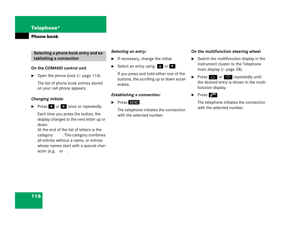 Mercedes-Benz SLK-Class 2006 COMAND Manual User Manual | Page 117 / 213