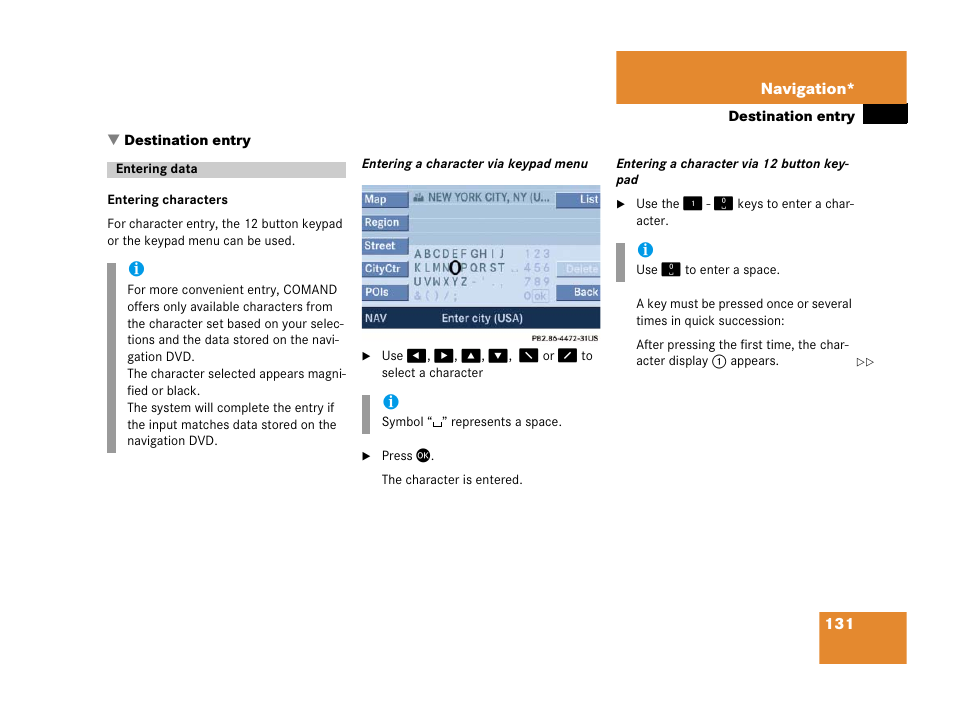 Mercedes-Benz SLK-Class 2006 COMAND Manual User Manual | Page 132 / 213