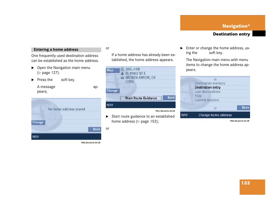 Mercedes-Benz SLK-Class 2006 COMAND Manual User Manual | Page 134 / 213