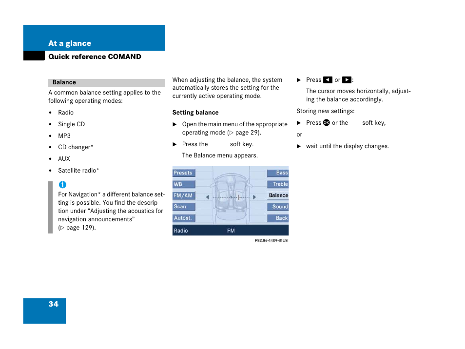 Mercedes-Benz SLK-Class 2006 COMAND Manual User Manual | Page 35 / 213