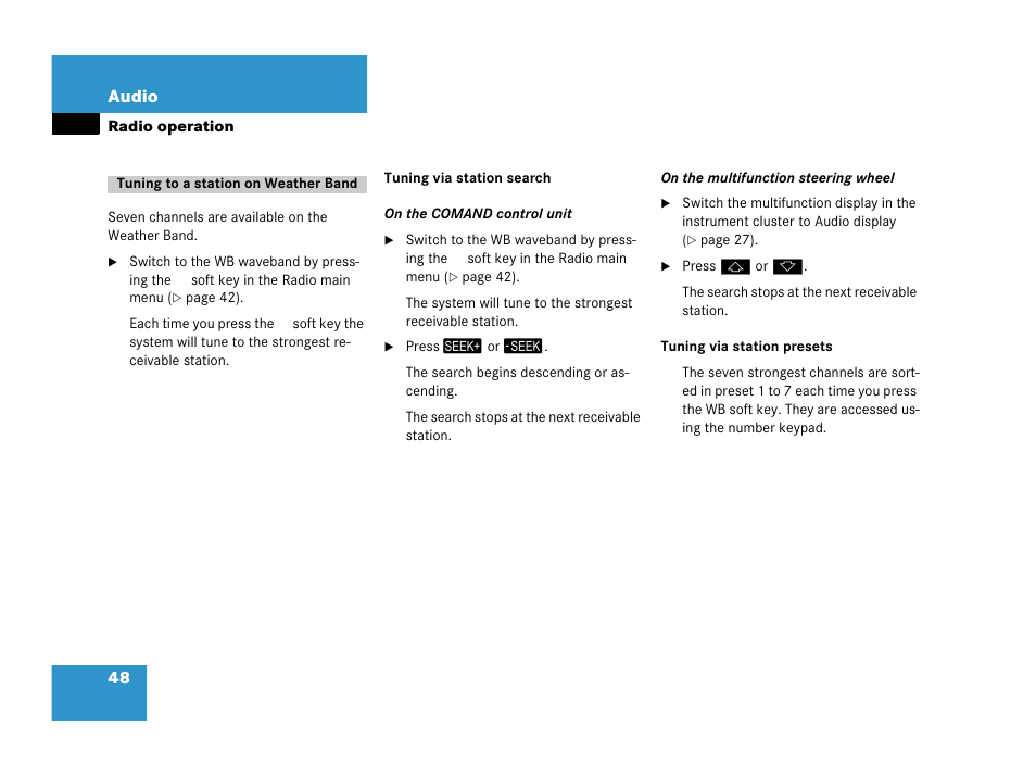 Mercedes-Benz SLK-Class 2006 COMAND Manual User Manual | Page 49 / 213