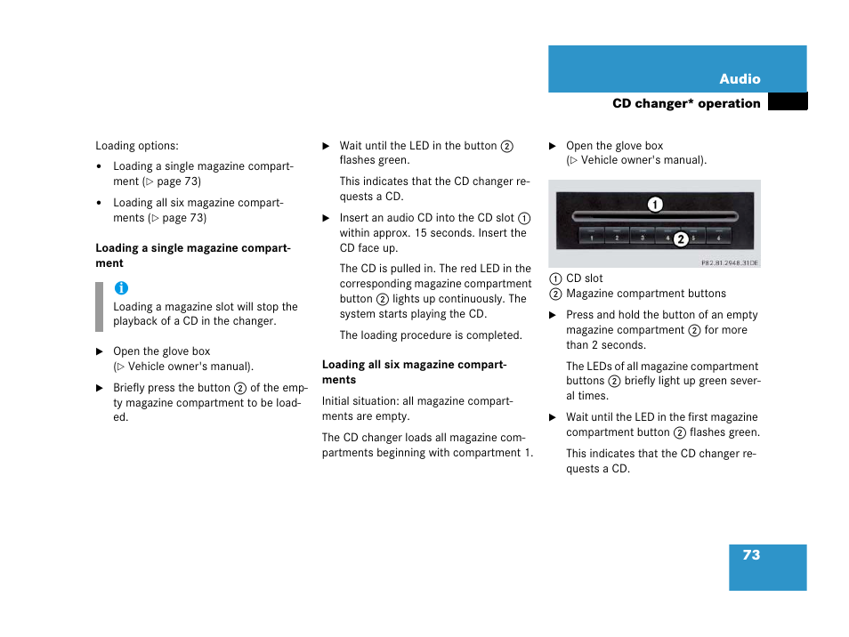 Mercedes-Benz SLK-Class 2006 COMAND Manual User Manual | Page 74 / 213