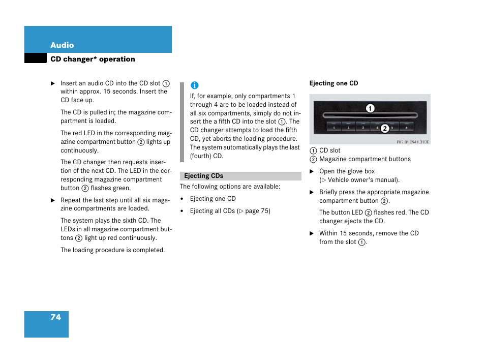 Mercedes-Benz SLK-Class 2006 COMAND Manual User Manual | Page 75 / 213
