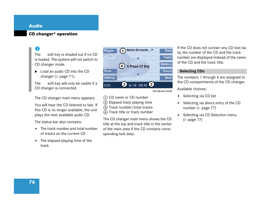Mercedes-Benz SLK-Class 2006 COMAND Manual User Manual | Page 77 / 213