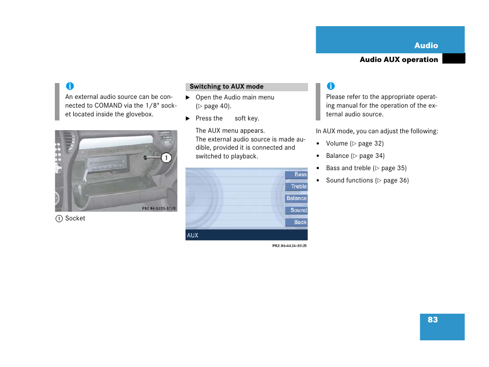 Mercedes-Benz SLK-Class 2006 COMAND Manual User Manual | Page 84 / 213