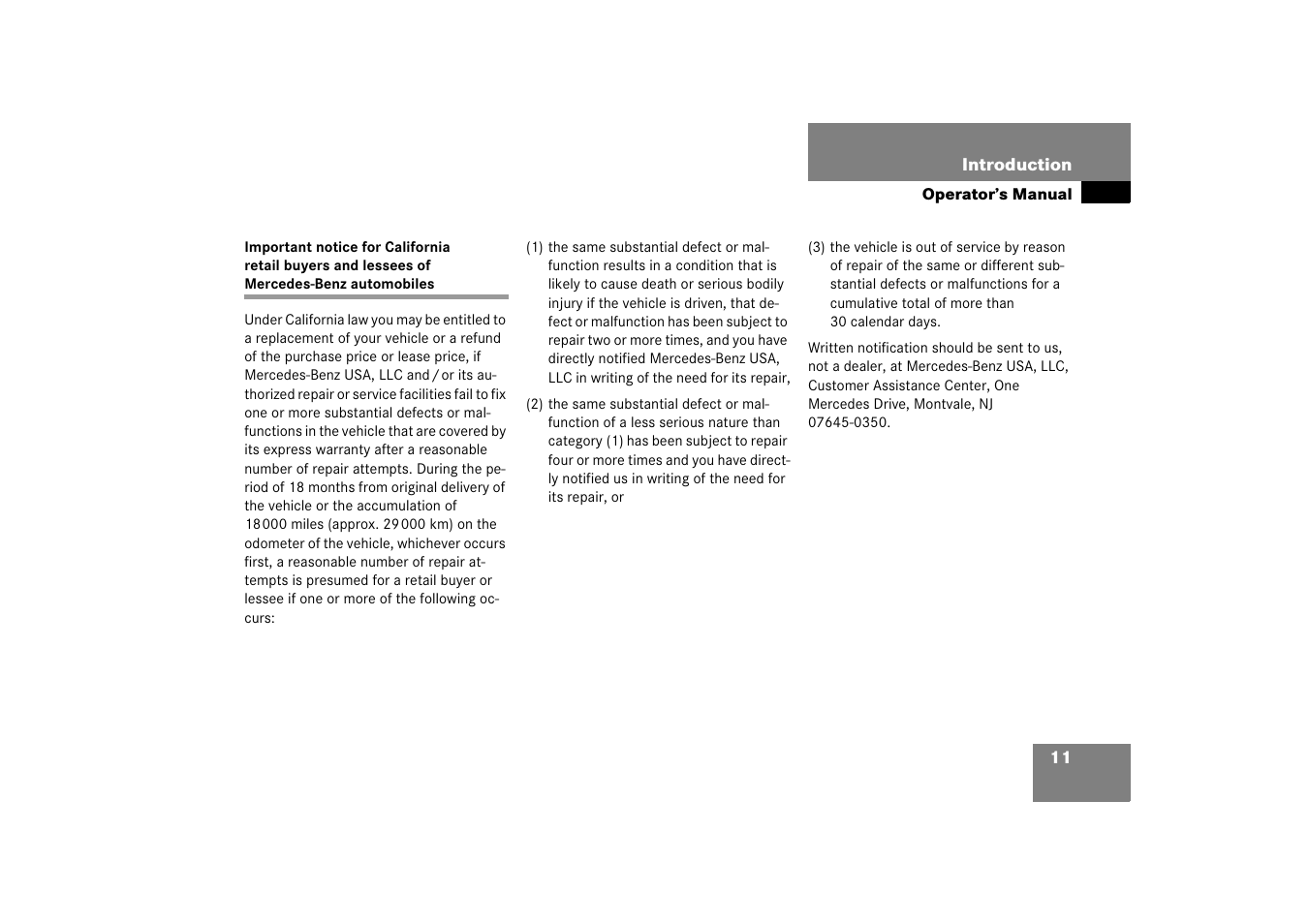 Mercedes-Benz SL-Class 2006 Owners Manual User Manual | Page 12 / 480