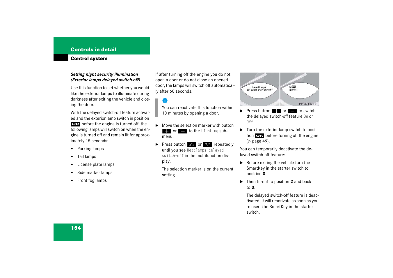 Lumination | Mercedes-Benz SL-Class 2006 Owners Manual User Manual | Page 155 / 480