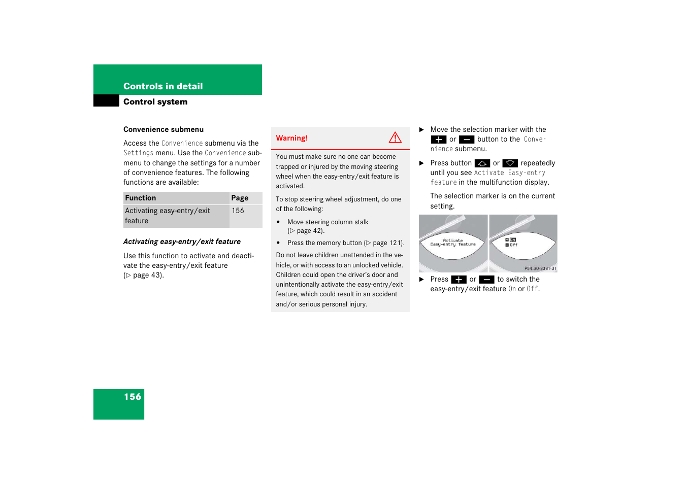 Ystem | Mercedes-Benz SL-Class 2006 Owners Manual User Manual | Page 157 / 480